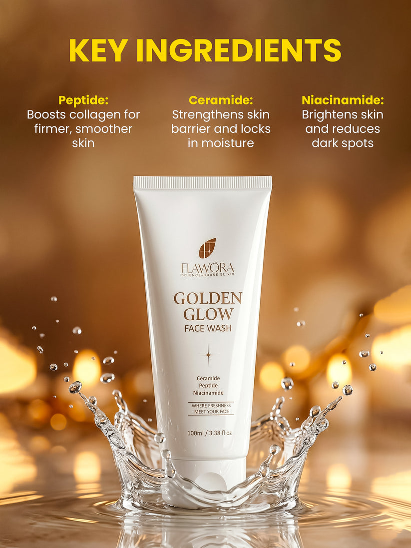 Flawora Golden Glow Facewash