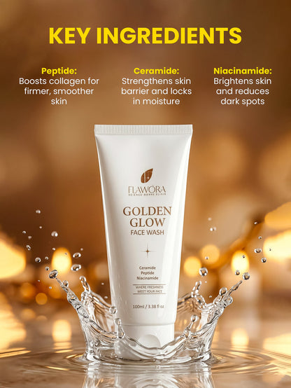 Flawora Golden Glow Facewash