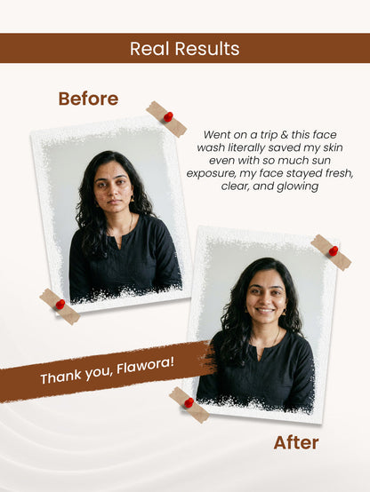 Flawora Golden Glow Facewash