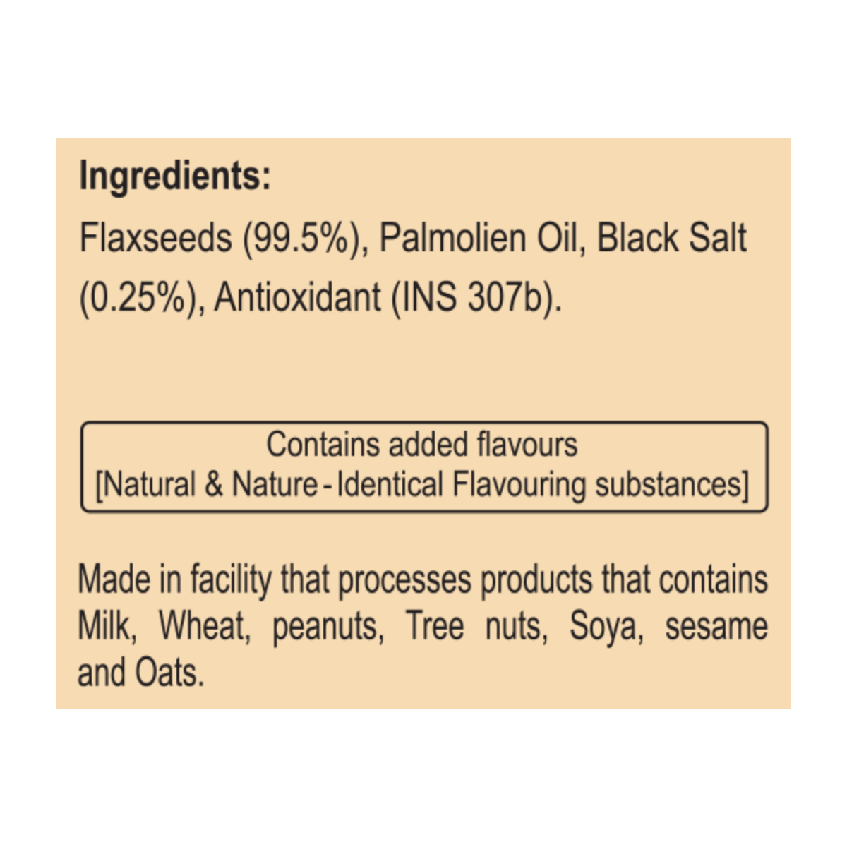 Patanjali Roasted Diet Flaxseed Black Salt