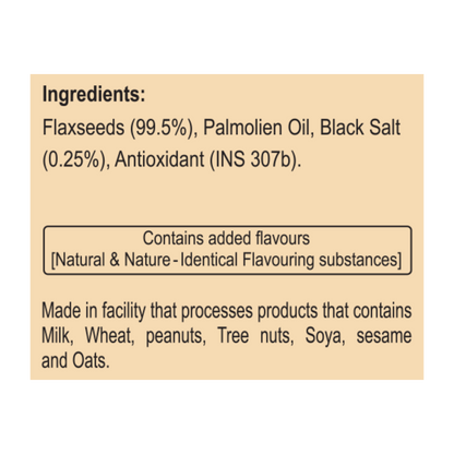 Patanjali Roasted Diet Flaxseed Black Salt