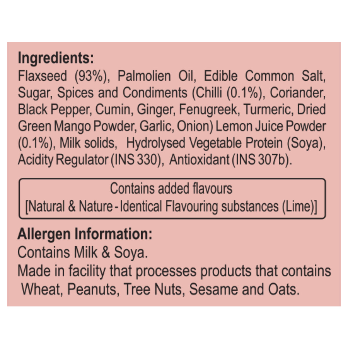 Patanjali Roasted Diet Flaxseed Chili Lime
