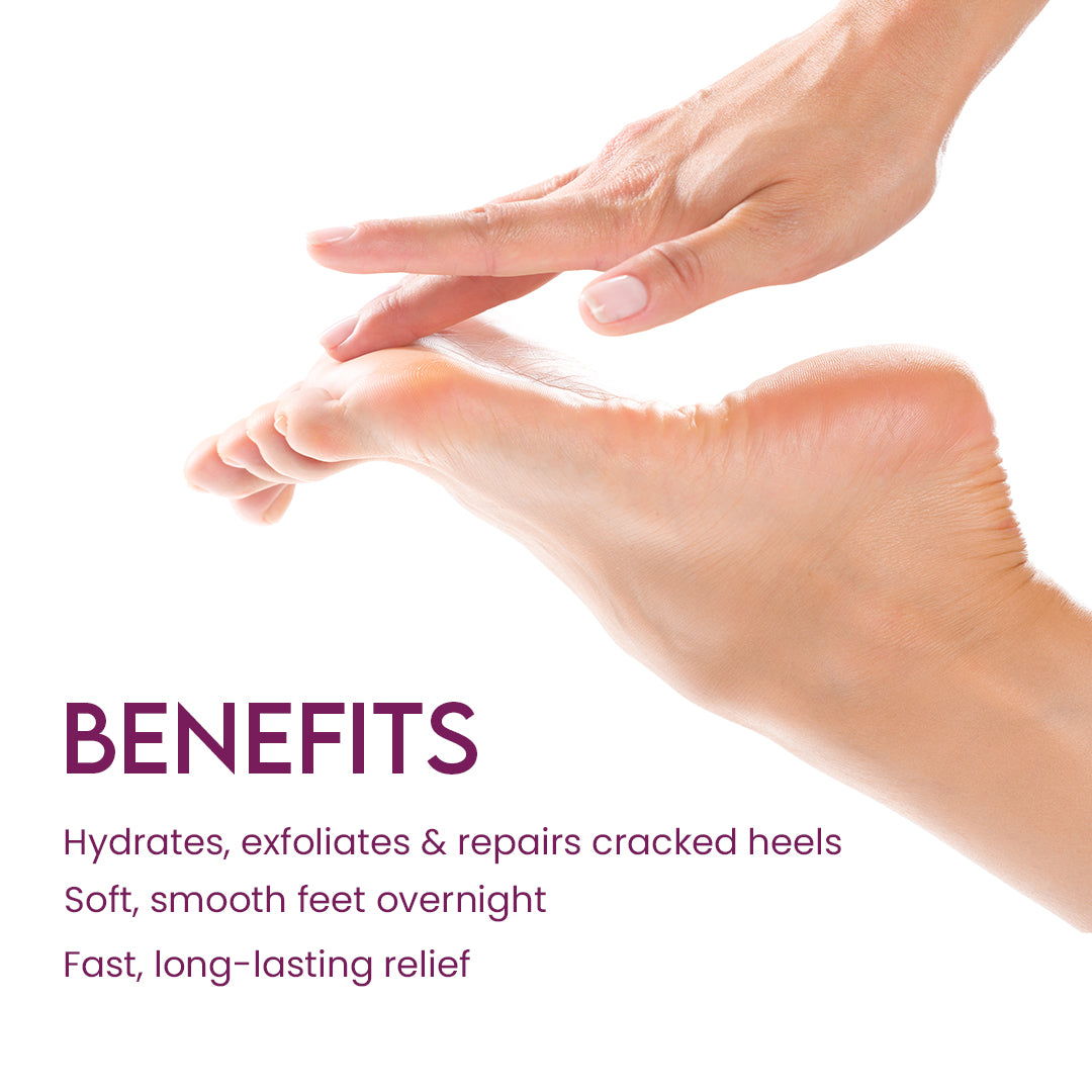 Jovees 2-in-1 Foot Care Cream & Scrub for Cracked Heal