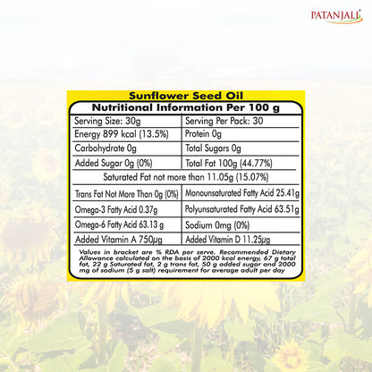 Patanjali Sunflower Oil