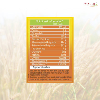Patanjali Rice Bran Oil (B)