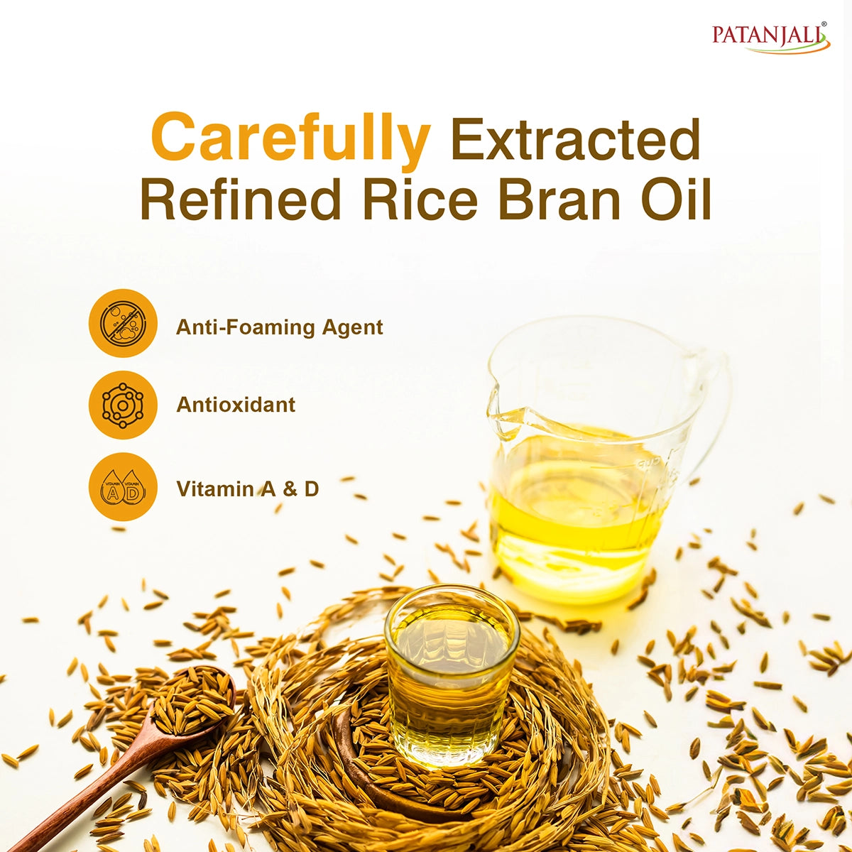 Patanjali Rice Bran Oil (B)