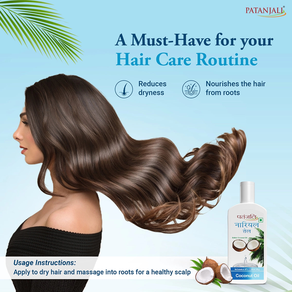 Patanjali Coconut Oil (B)