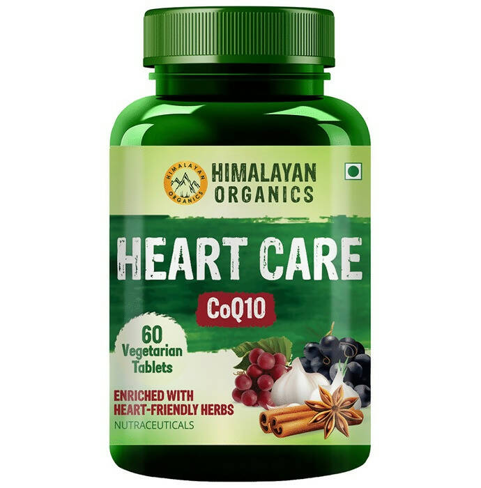 Himalayan Organics Heart Care CoQ10 Tablets - PUSHMYCART