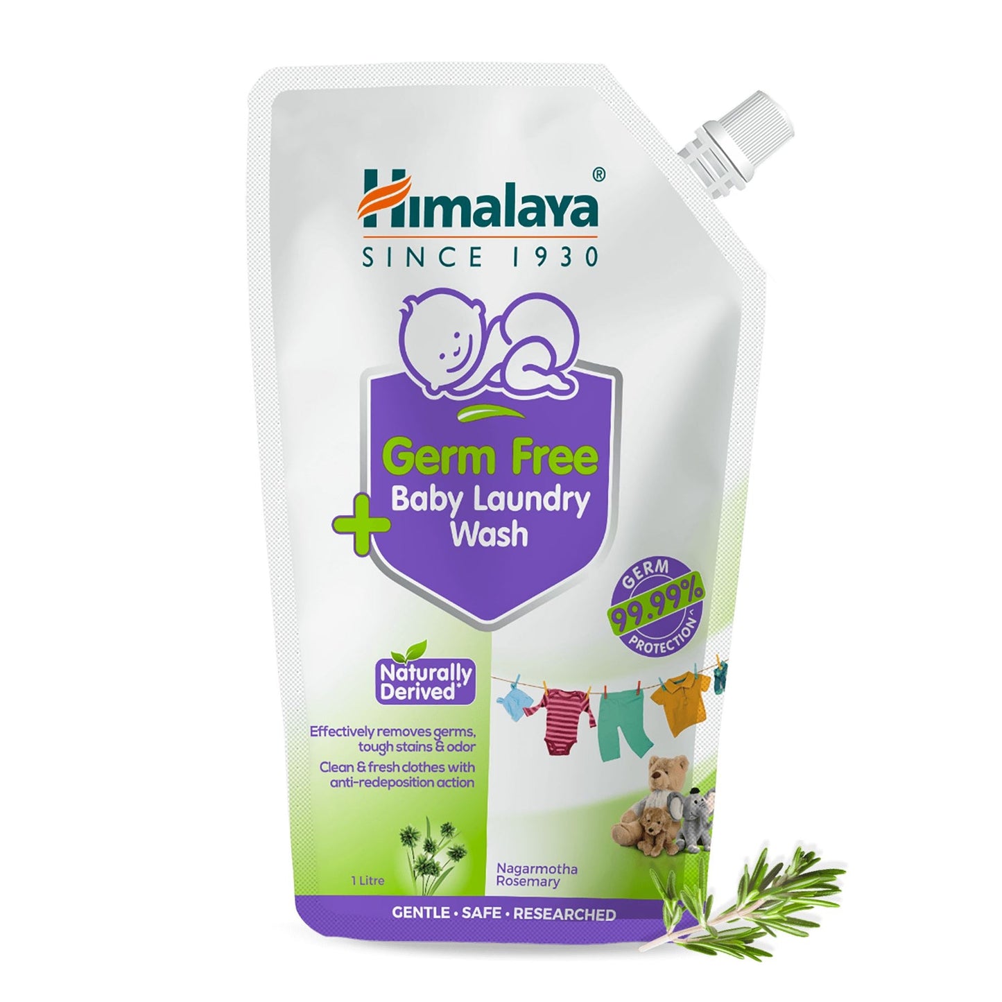 HIMALAYA GENTLE BABY LAUNDRY WASH 1LTR POUCH