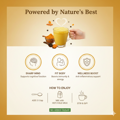 Sri Sri Tattva Golden Spiced Latte Ojasvita with Turmeric, Pepper and Ginger