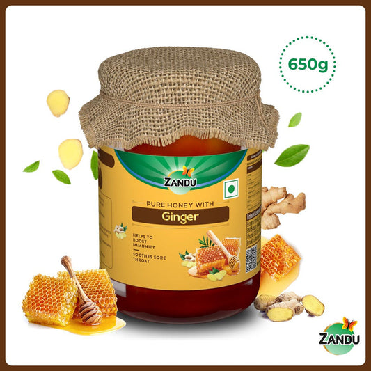 Zandu Pure Honey with Ginger 