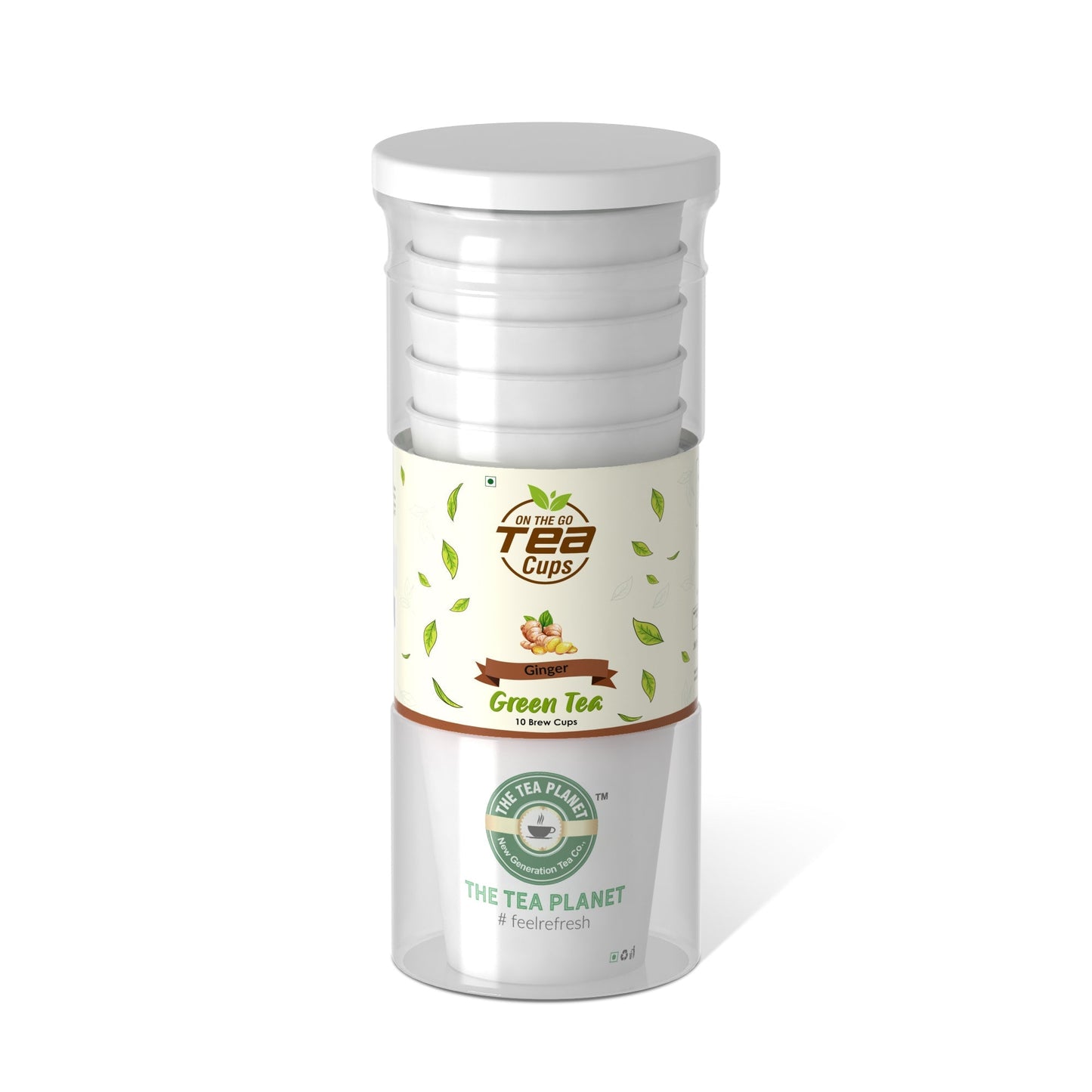 The Tea Planet Ginger Instant Green Tea Brew Cup