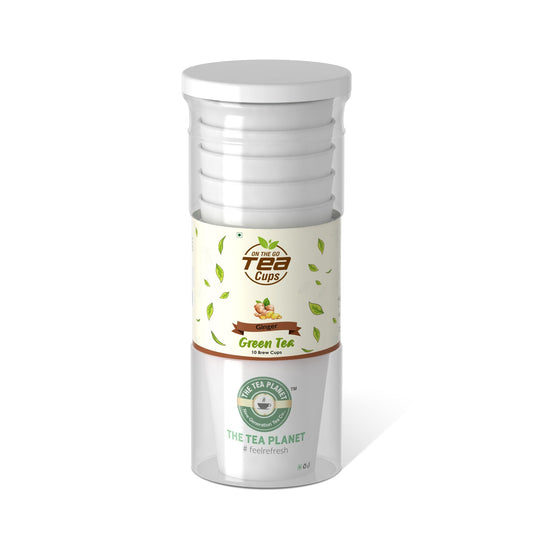 The Tea Planet Ginger Instant Green Tea Brew Cup