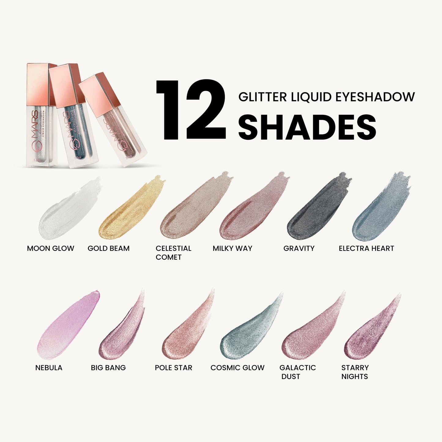Mars Glitter Liquid Eyeshadow