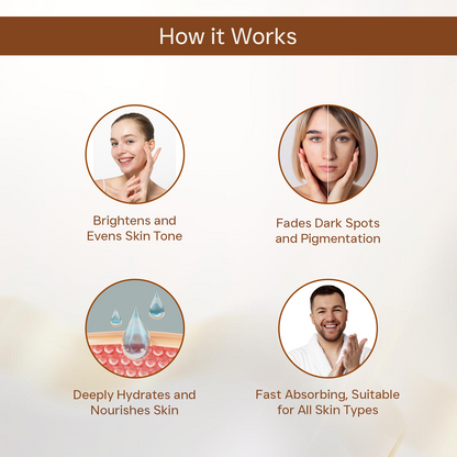 Flawora 24K Skin Brightening Gold Serum