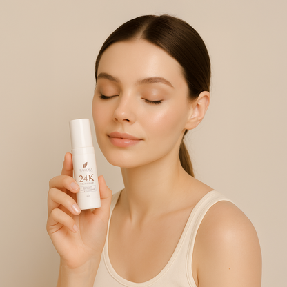 Flawora 24K Skin Brightening Gold Serum