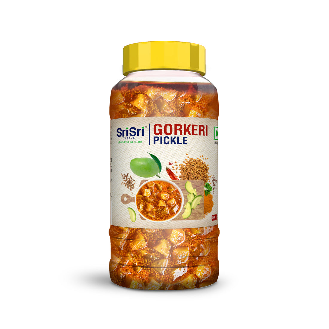 Sri Sri Tattva Gorkeri Pickle 500g - PUSHMYCART