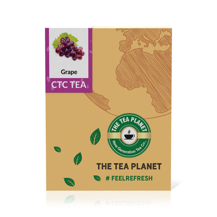 The Tea Planet Grape Flavored CTC Tea