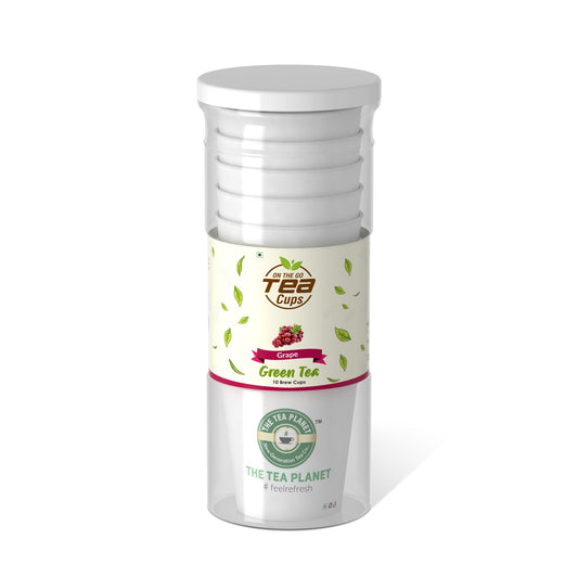 The Tea Planet Grape Instant Green Tea Brew Cup