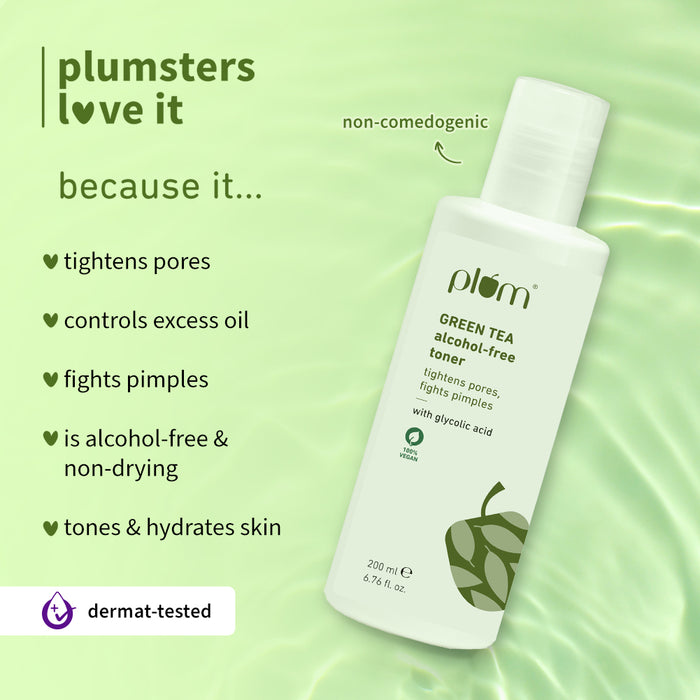 Plum Green Tea Alcohol Free Pore Tightening Face Toner