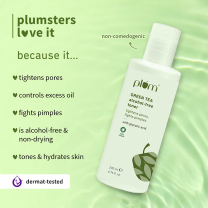 Plum Green Tea Alcohol Free Pore Tightening Face Toner