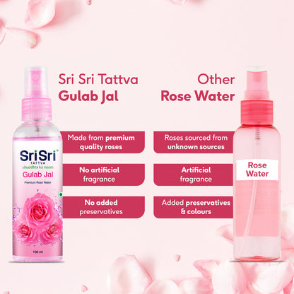 Sri Sri tattva Gulab jal-premium Rose water - PUSHMYCART