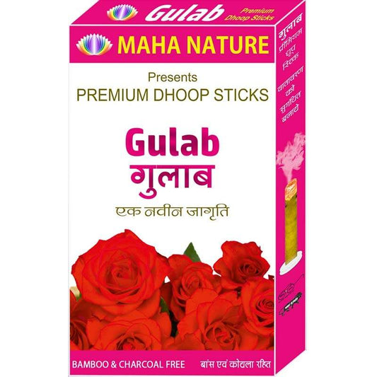 Maha Nature Gulab Premium Dhoop Sticks