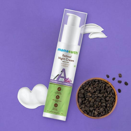 Mamaearth Retinol Night Cream with Retinol and Bakuchi