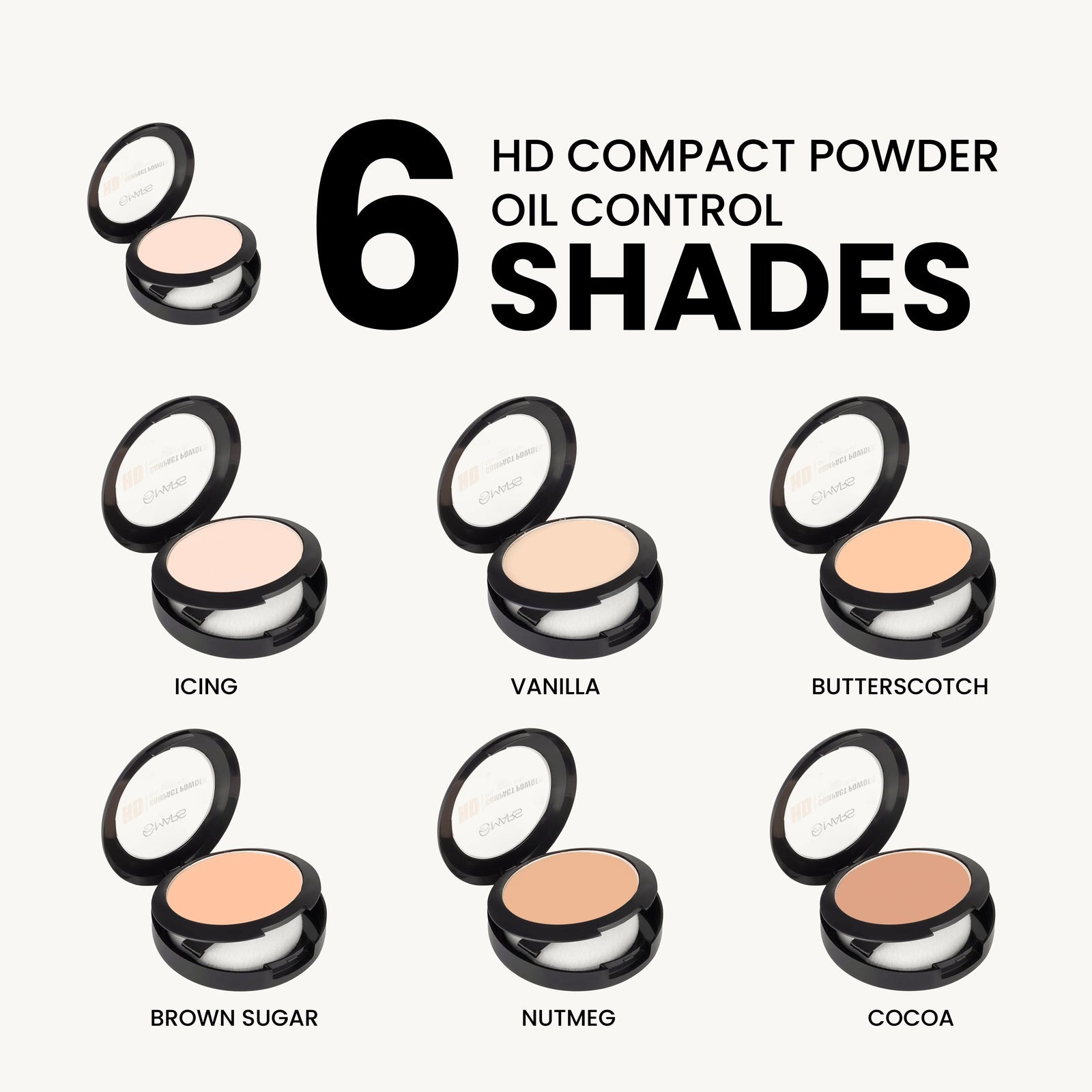 Mars HD Compact Powder | Oil Control