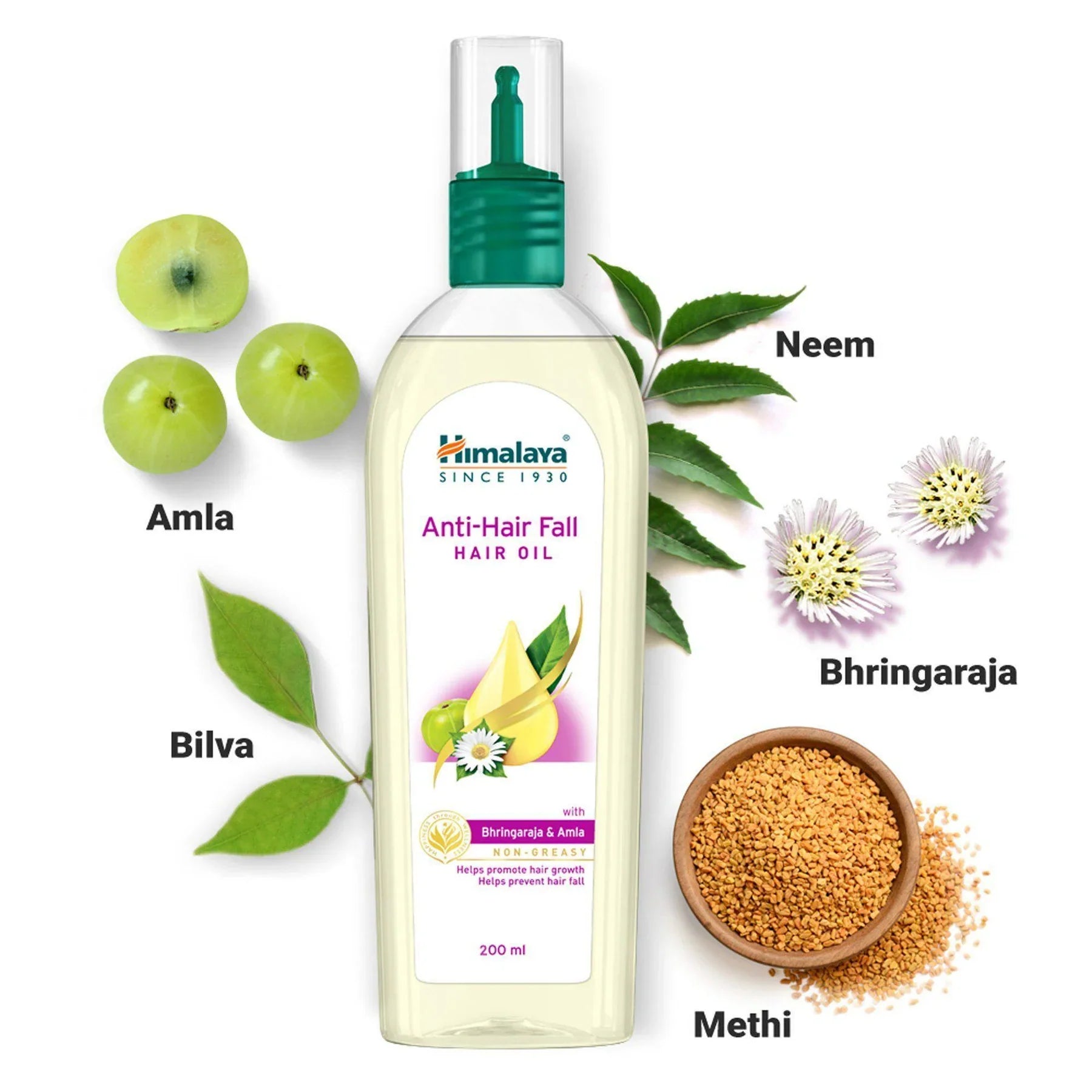 Himalaya Anti-Hair Fall Hair Oil - PUSHMYCART