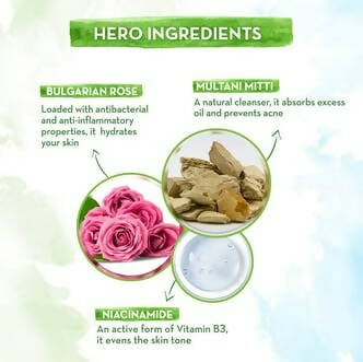 Mamaearth Multani Mitti Face Wash With Multani Mitti and Bulgarian Rose