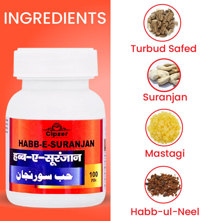 Habb-E-Suranjan Pills 100's