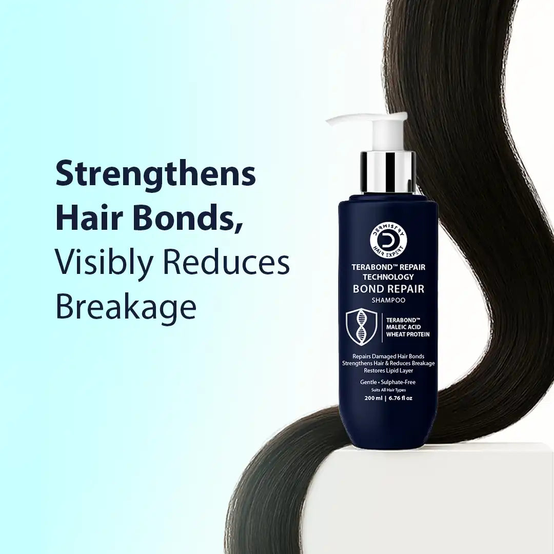 Dermistry Bond Repair Shampoo for Damaged Hair Repair Treatment