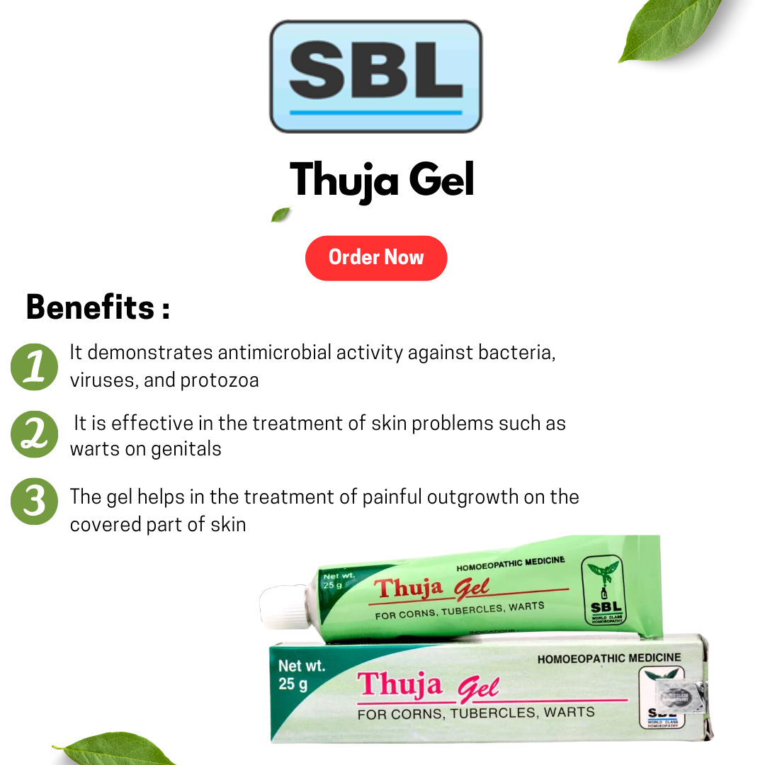 Benefits of SBL Thuja Gel