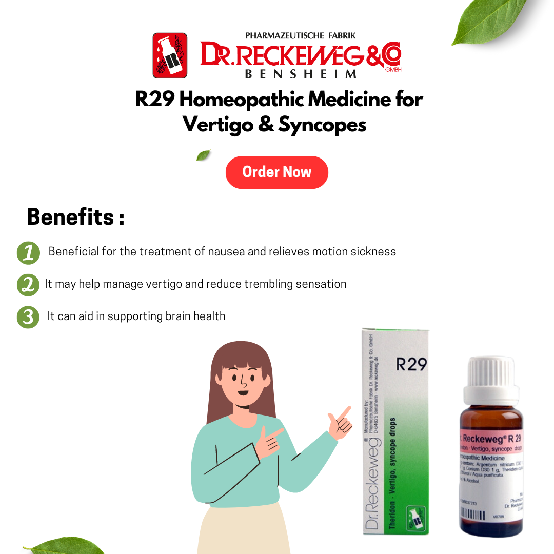 Dr. Reckeweg R29 Vertigo and Syncope Drop