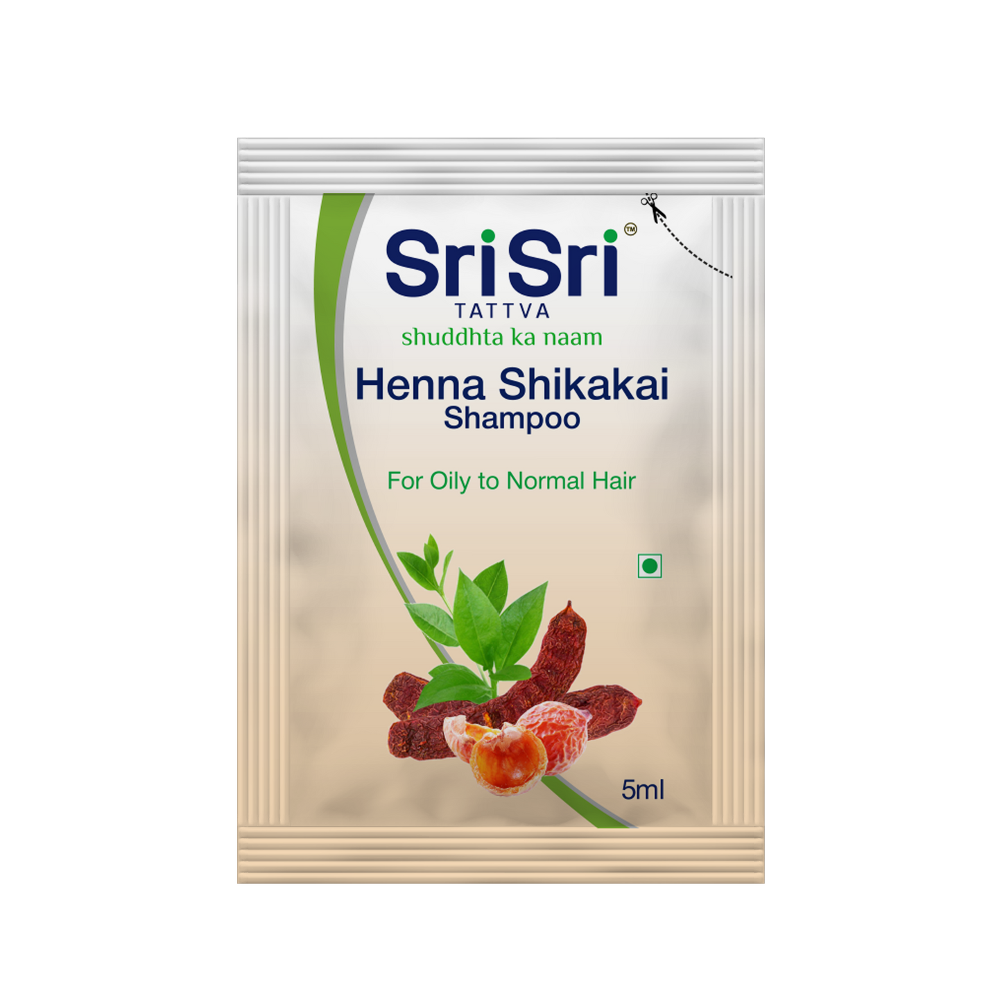 Sri Sri Tattva Henna Shikakai Shampoo sachet - PUSHMYCART