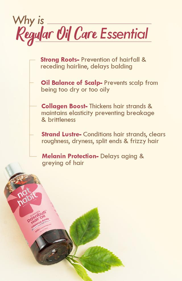 Nat Habit Hibiscus Dasabuti Summer Amla Hair Oil