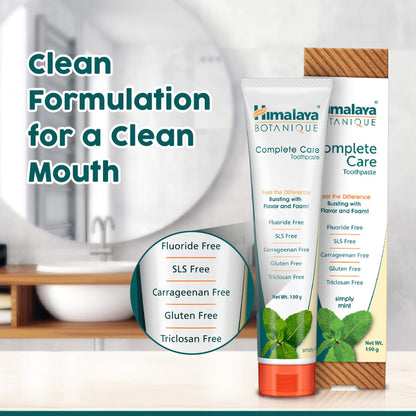 Himalaya Botanique Complete Care Toothpaste |Simply Mint - PUSHMYCART