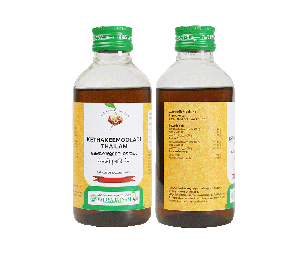 Vaidyaratnam Kethakeemooladi Oil