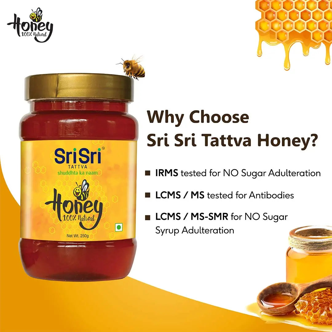 Sri Sri Tattva Honey 250g - PUSHMYCART