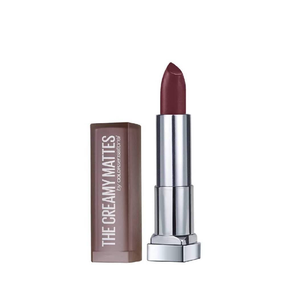 Maybelline New York Color Sensational Creamy Matte Lipstick / 696 Burgundy Blush