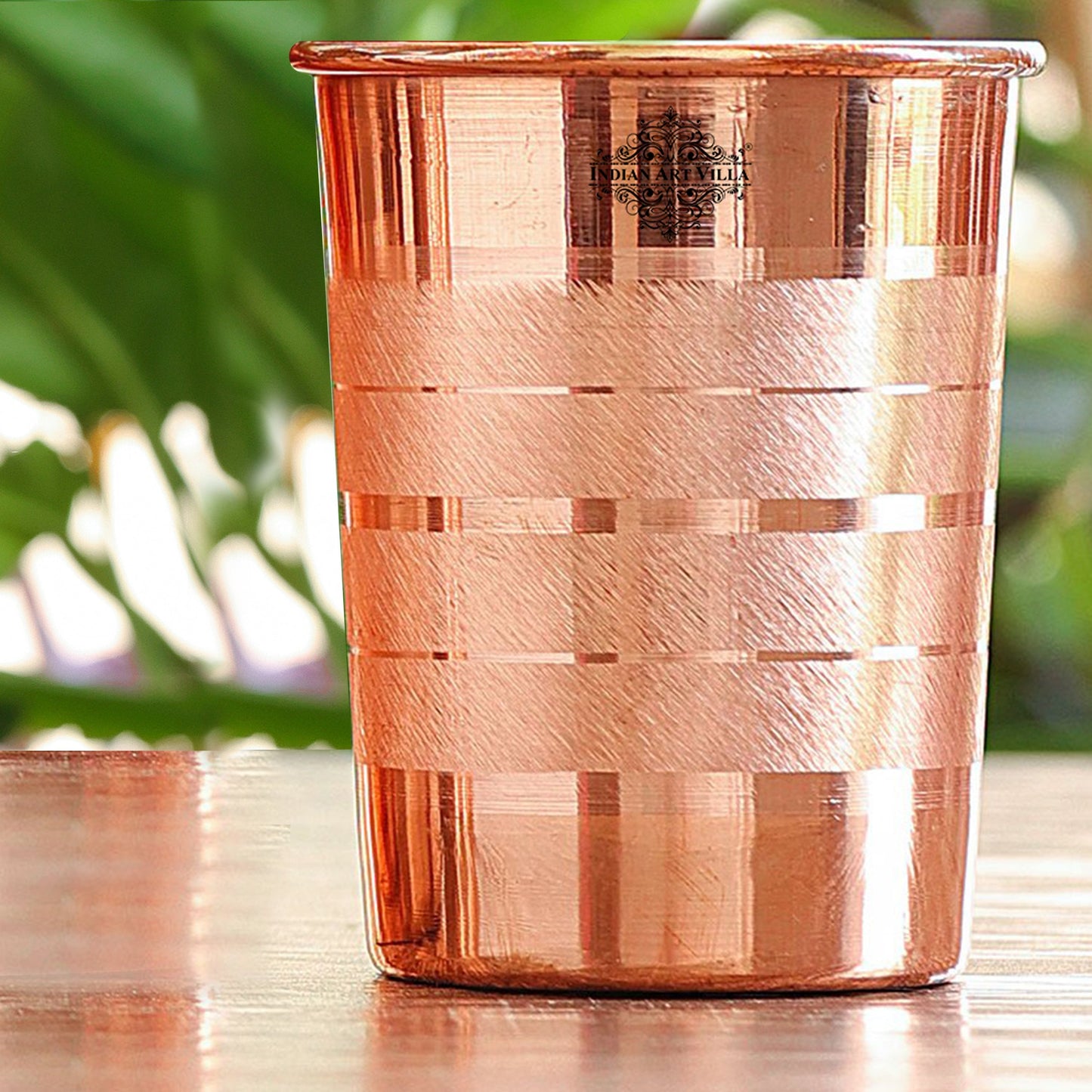 Prakruthi Designer Copper Glass Tumbler Drinkware