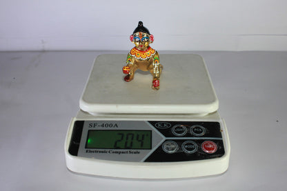 Brass Painted Laddu Gopal Idol