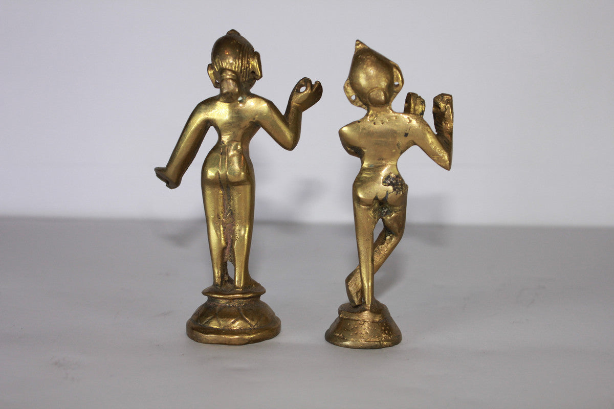 Brass Radha Krishna Yugal Jodi Idol