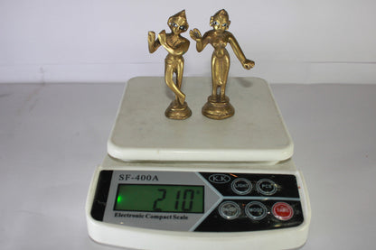 Brass Radha Krishna Yugal Jodi Idol