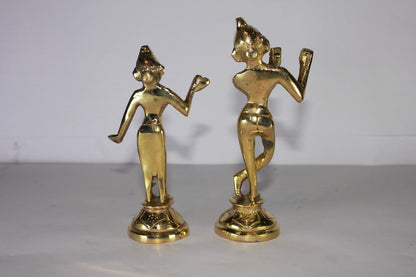 Brass Radha Krishna Yugal Jodi Idol