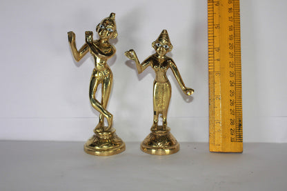 Brass Radha Krishna Yugal Jodi Idol