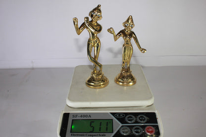 Brass Radha Krishna Yugal Jodi Idol