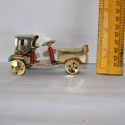 Brass Tractor Showpiece