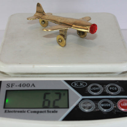 Brass Toy Aeroplane Showpiece |Pack Of 2